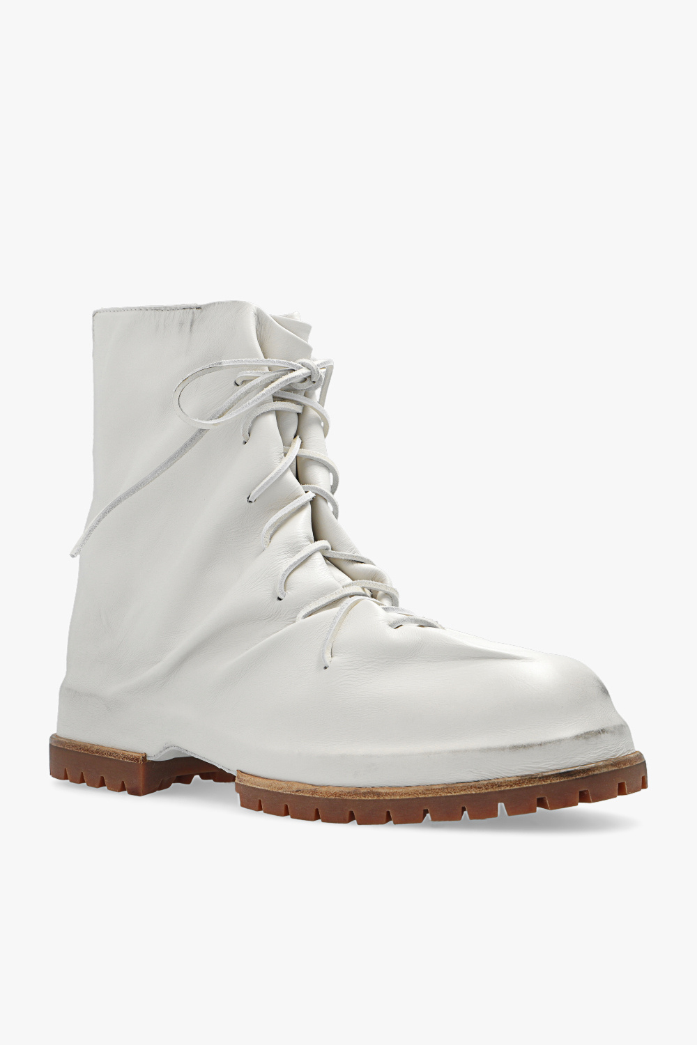 Shop Courreges 424 Oblique-Strap Ankle Boots | Saks Fifth Avenue